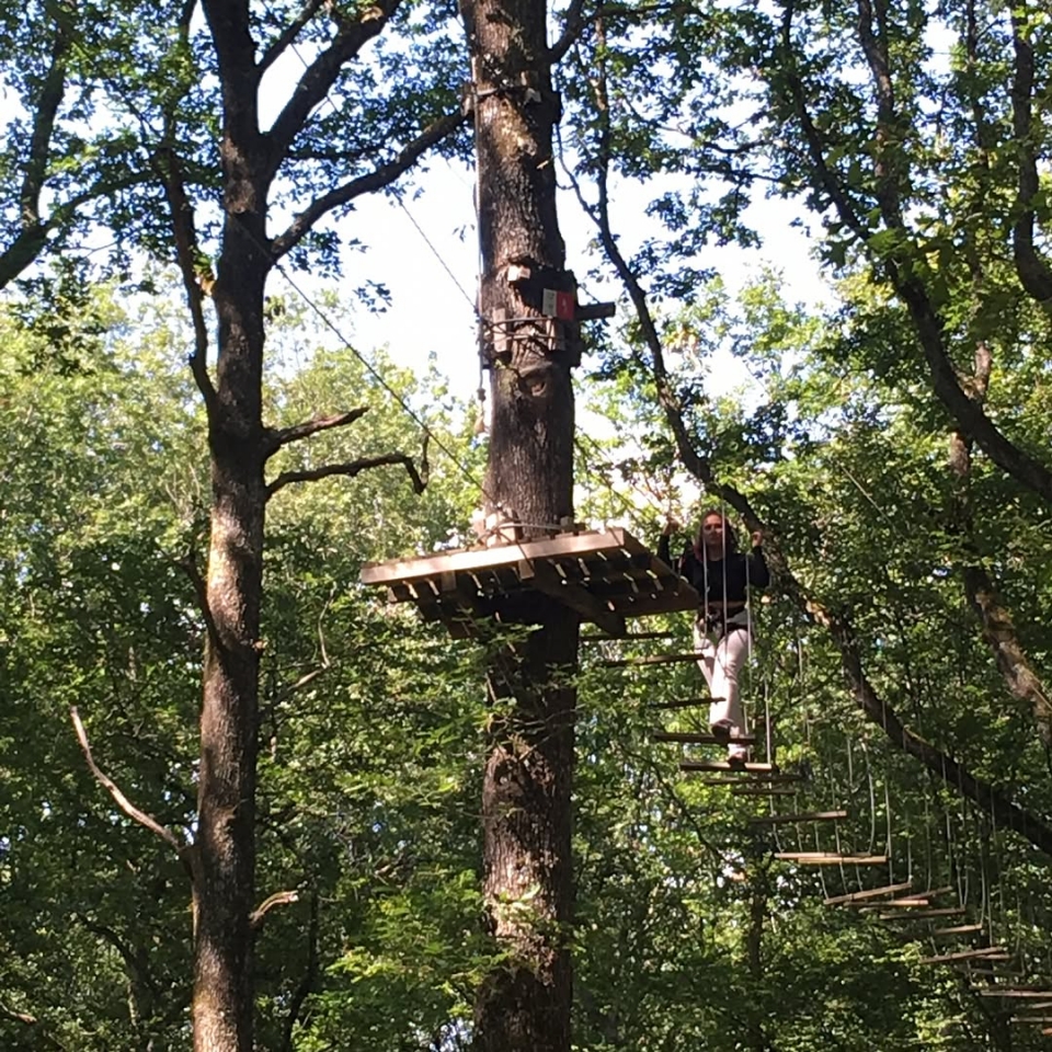 Parcours aventure dans l'Yonne