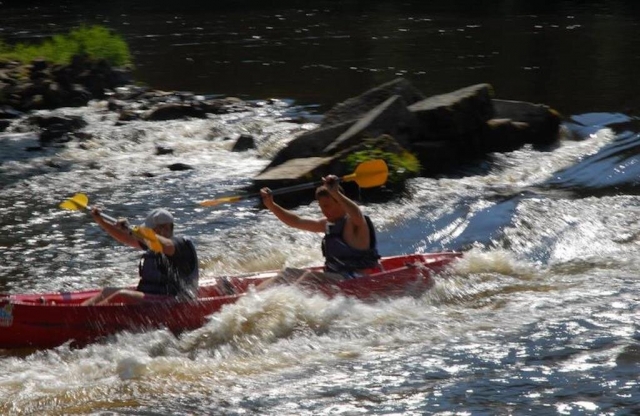 Passage sur les eaux vives
