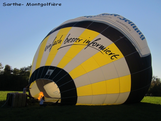  Exclusive flight Sarthe Montgolfiere