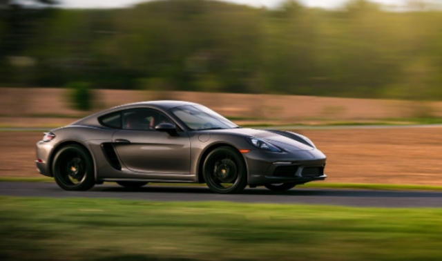 Porsche Cayman en stage de pilotage