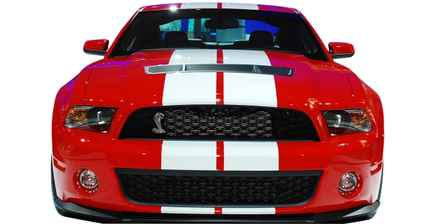  Mustang Shelby GT500 auf dem Aire des Vents 