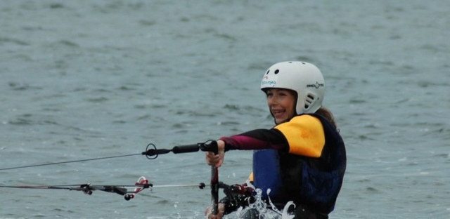  Kitesurfen am Etang de La Palme 