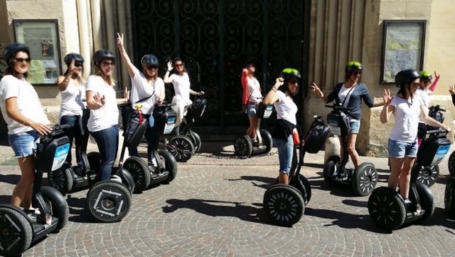 Antigone en Segway