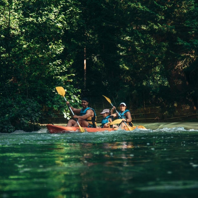  Canoa a due posti + bambino 