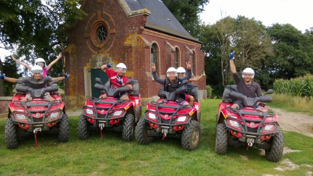 4h de rando quad en Picardie