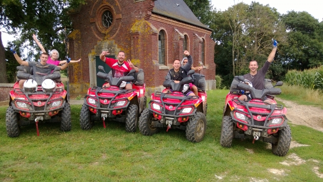  Pausa fotográfica durante la ruta en quad 