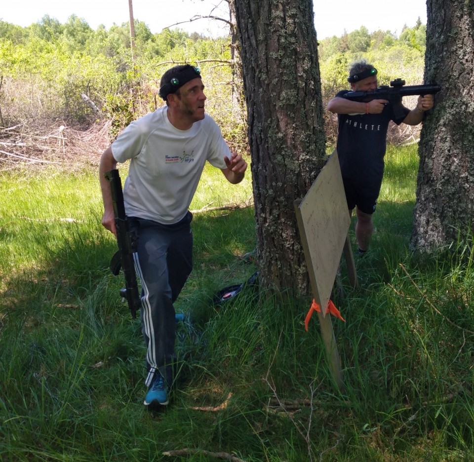  户外激光游戏La Courtine 