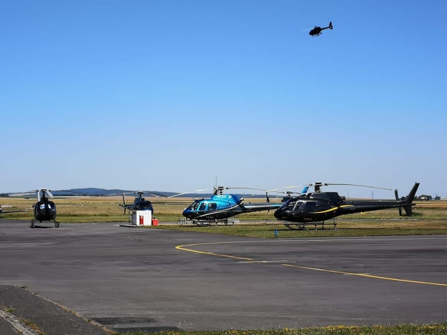 À l'aérodrome de Cerny, en Essonne