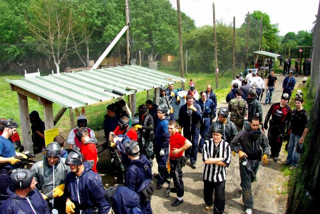 Paintball ao ar livre 500 bolas 