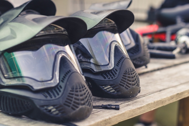  Capacete de paintball