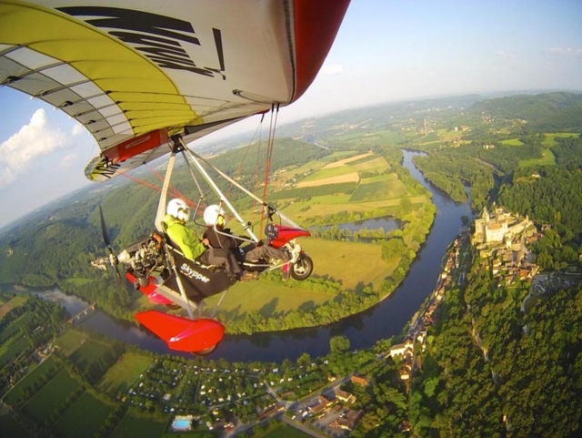  Microlight flight Pendulum in La Réole