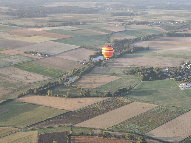 Dans le ciel du Beaujolais