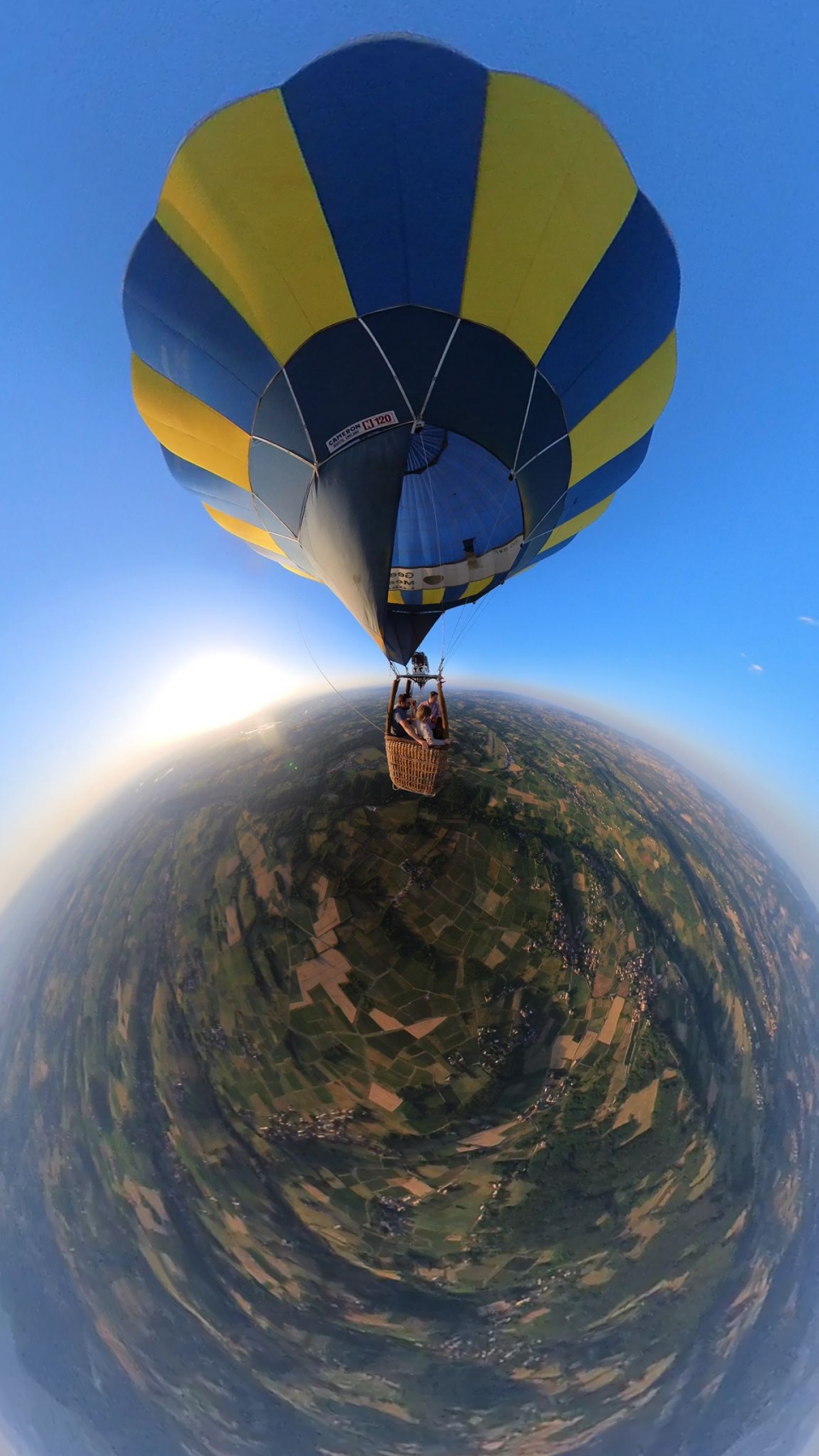  Voo de balão de ar quente no Ródano