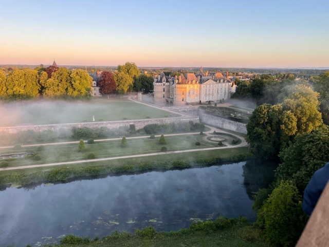 清晨迷人的风景 