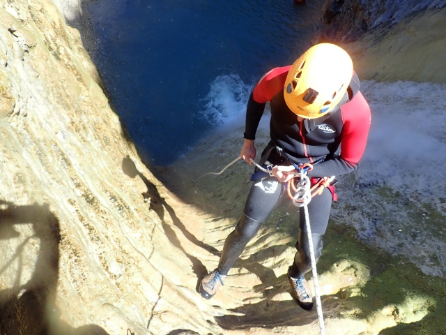  Discesa delle cascate