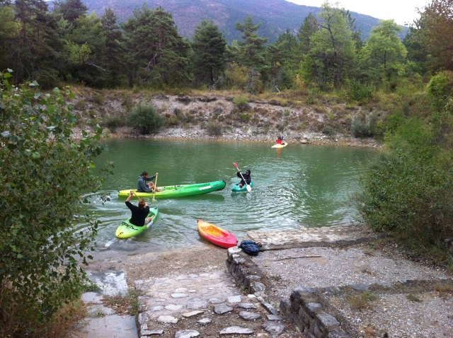 Kanufahren in der Gruppe