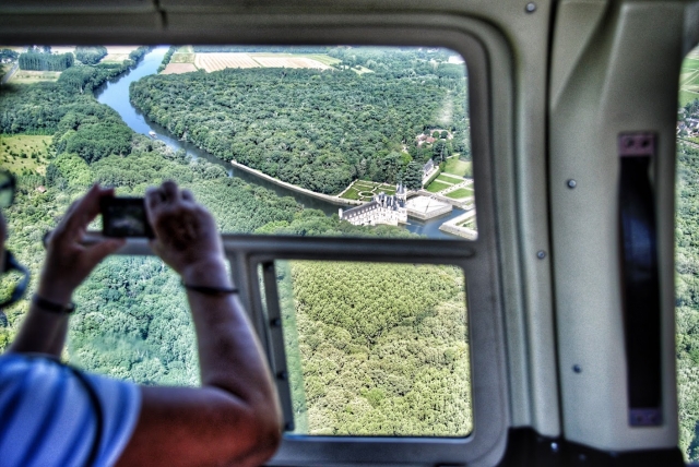 Photos prises de l'hélicoptère