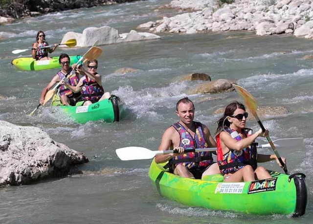  Canoa nella Drôme 