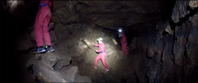 Découverte de grotte entre amis