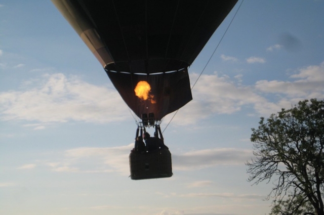  Takeoff of the balloon 