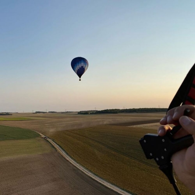 Panoramic view of the paramotor 