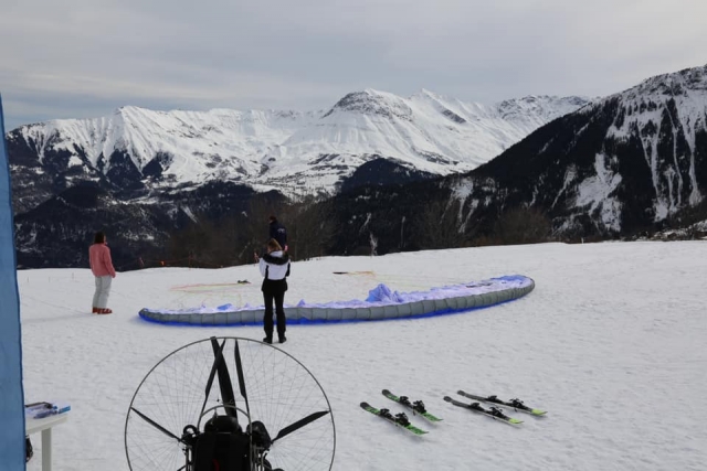  Paramotore in inverno 