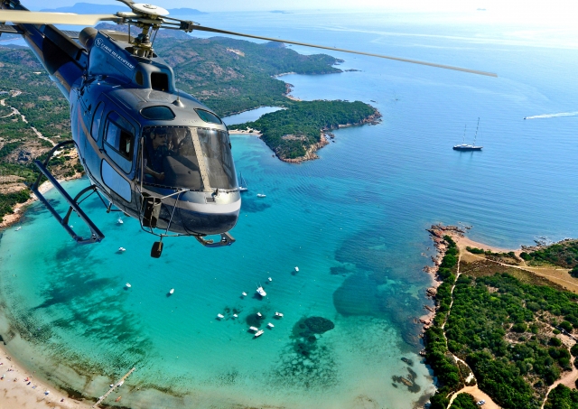  Flight over Southern Corsica by helicopter