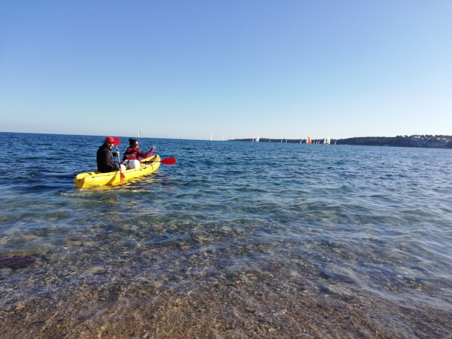  Punto di partenza per l'attività in kayak da mare 