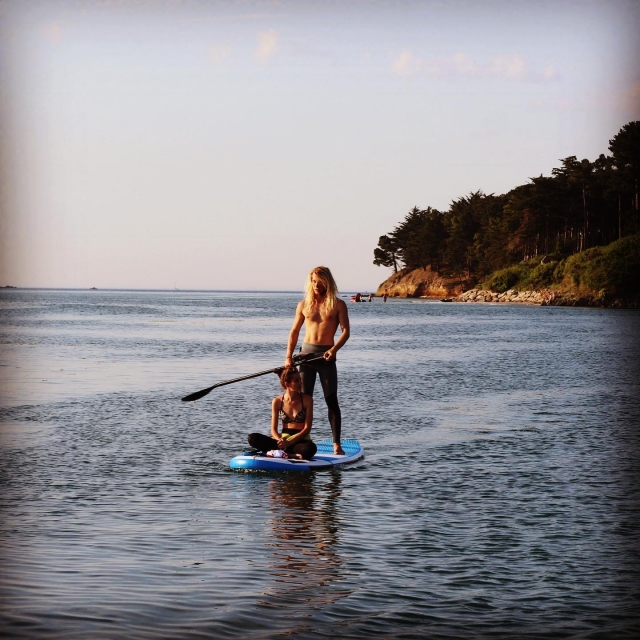 SUP ride in Moulin de la Rive