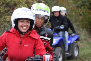 2-stündige Quad-Wanderung im Beaujolais