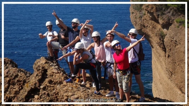 Canyoning en famille à La Ciotat