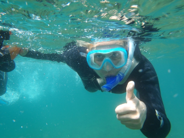  Garantierte gute Laune im türkisfarbenen Wasser 