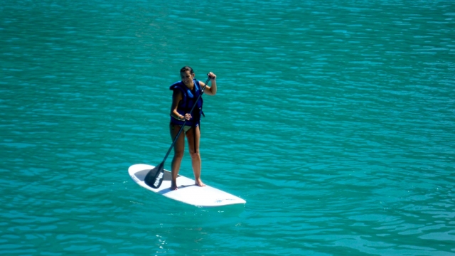  SUP in den Verdon-Schluchten