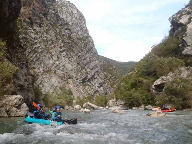 Cano-Raft au Verdon