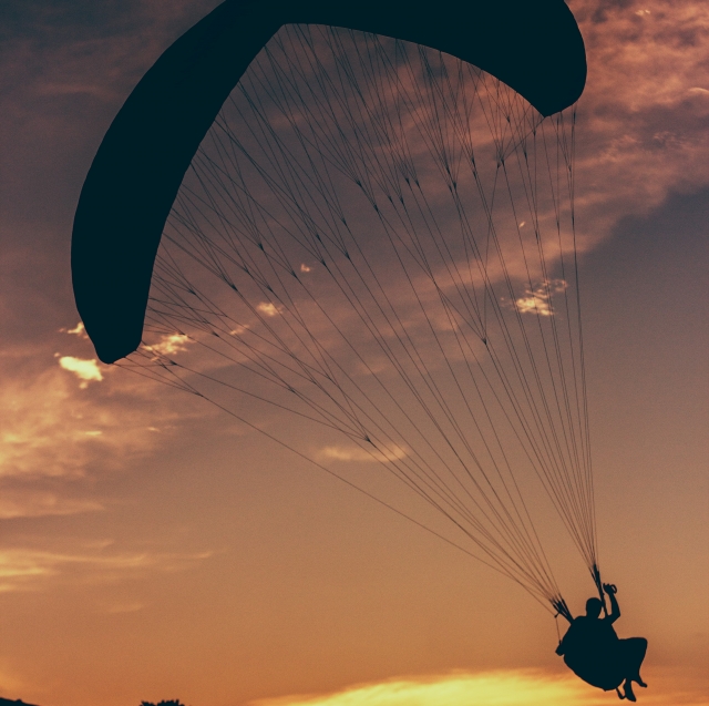 A bordo del parapendio 