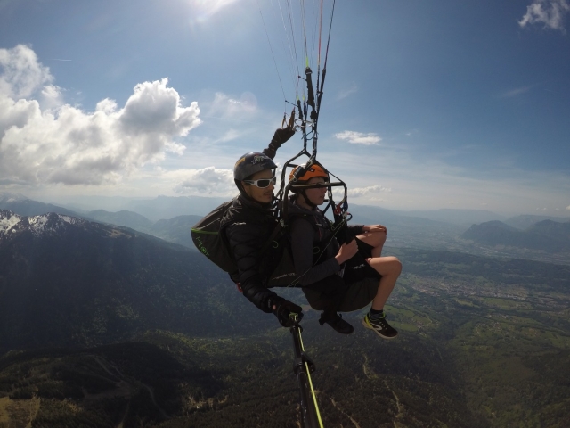 Vol en parapente