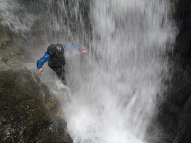 Descente en canyon