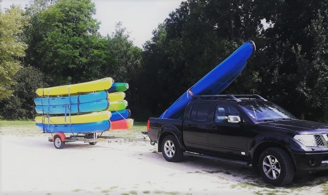 La récupération des canoës