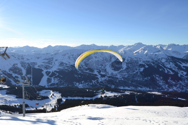 Survol de Courchevel