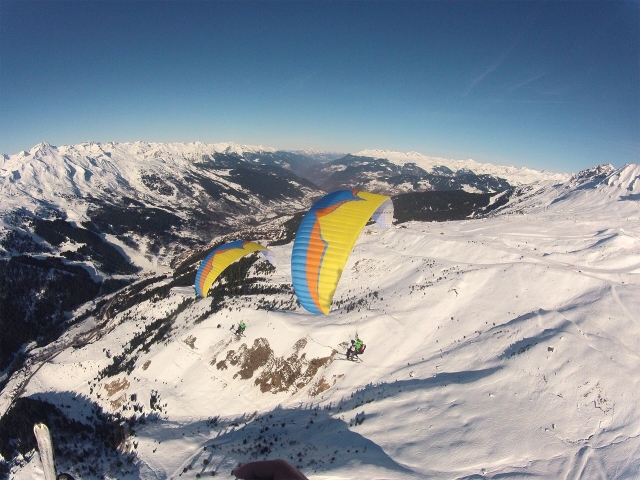  Descenso en parapente dúo