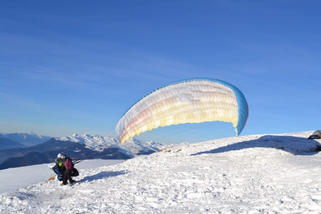  Aterrizaje en parapente 