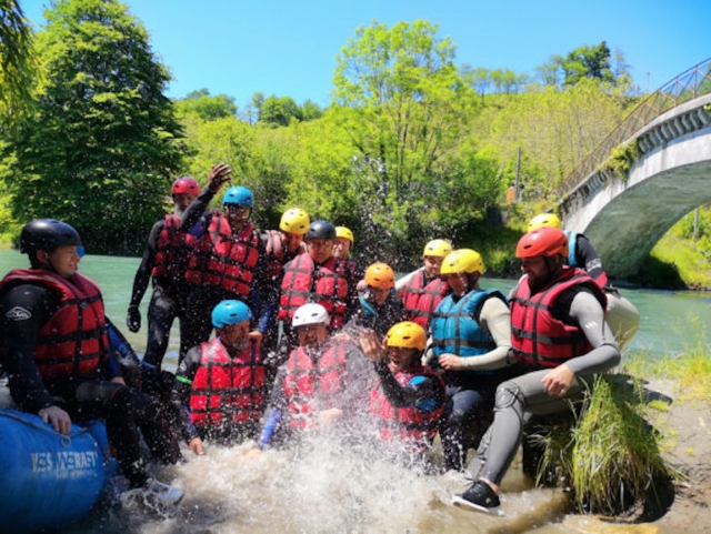  Rafting di gruppo 
