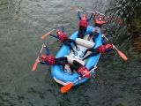Rafting di mezza giornata al Gave de Pau in primavera