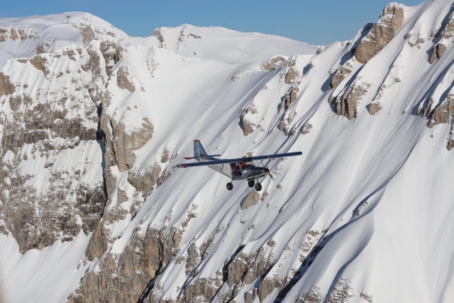 Flight over the Alps 
