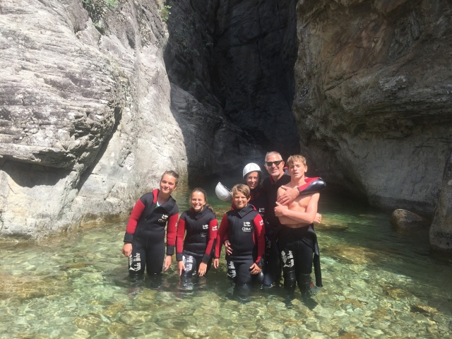  Canyoning für Erwachsene und Kinder auf Korsika 