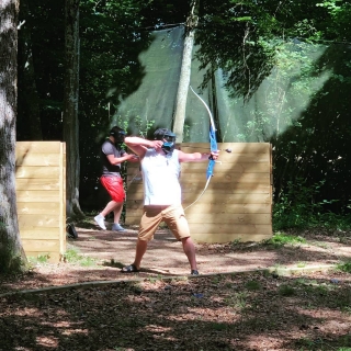 Bogenschießen-Tag-Session im Curley Forest 45 Minuten