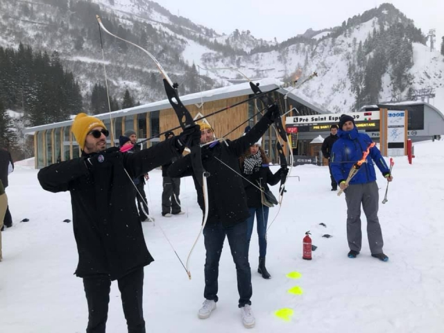 Trappola ad arco in inverno 
