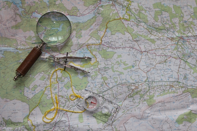 Map and compass 