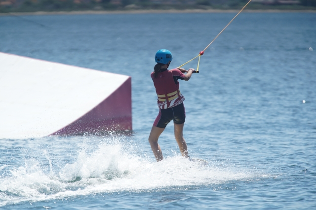  Wakeboard at the Etang de Leucate 