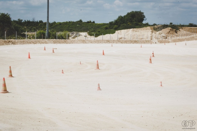  Partial view of the track 